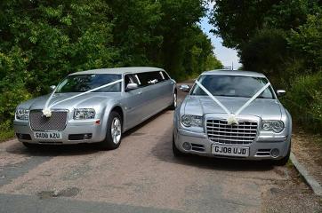 Chrysler baby Bentey wedding car hire in Middlesbrough, Stockton, Hartlepool and the north east.