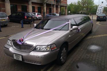 wedding and prom limousines for hire in Middlesbrough and the north east
